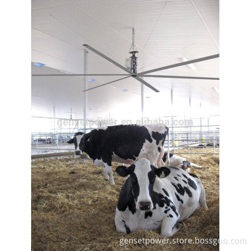 China Energy Saving farm shop Large HVLS Ceiling Fans Price